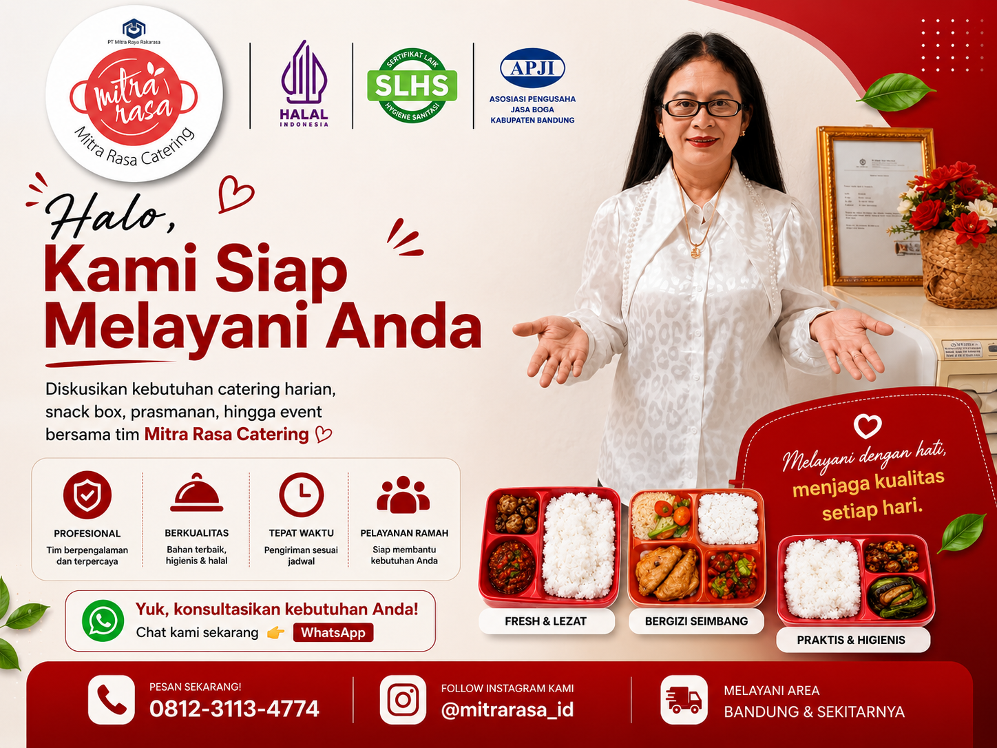 Paket Catering Industri 24 Jam (Shift Pagi/Siang/Malam)